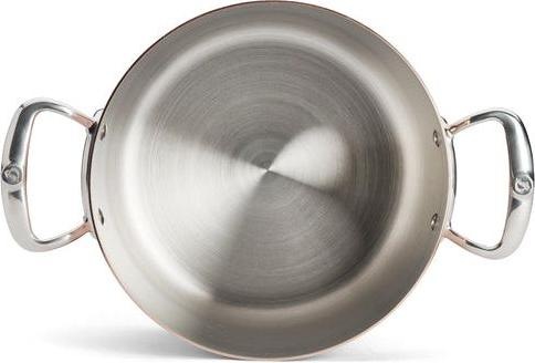 Actual product image de Buyer Prima Matera cooking pot induction, with lid (24 cm, Pot, Copper, Stainless steel)