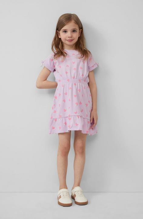 Immagine prodotto S.Oliver Kleid Kurzes Kleid mit All-over-Print und Raffung (134)
