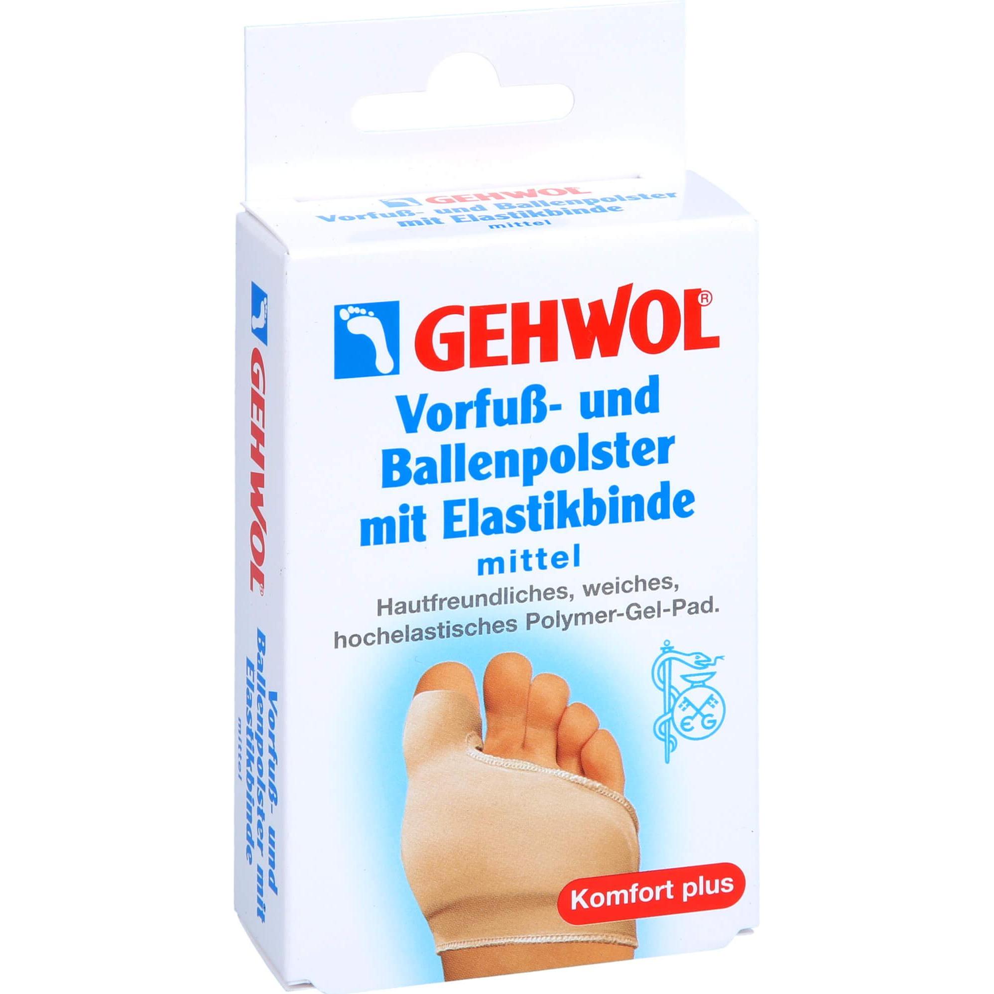 Thumbnail - Gehwol Vorfuss-u. Ballenpolster mit Elastikbinde mi, 1 St