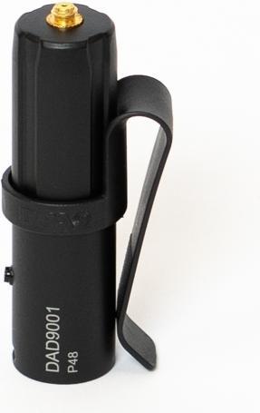 Actual product image DPA Adapter DAD9001: MicroLock to 3-pin XLR mit Gürtelclip