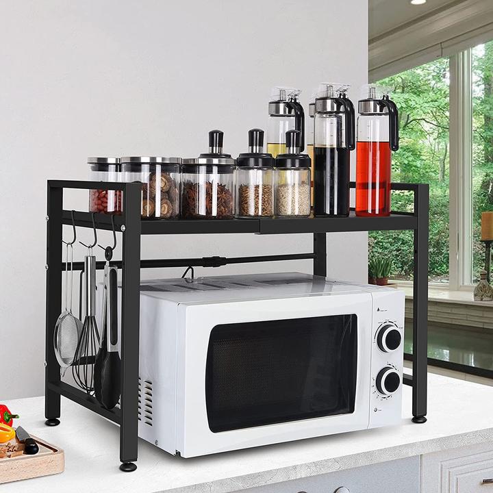 Produktbild Soulpala Erweiterbares Mikrowellen Regal (60 x 42 x 32 cm)