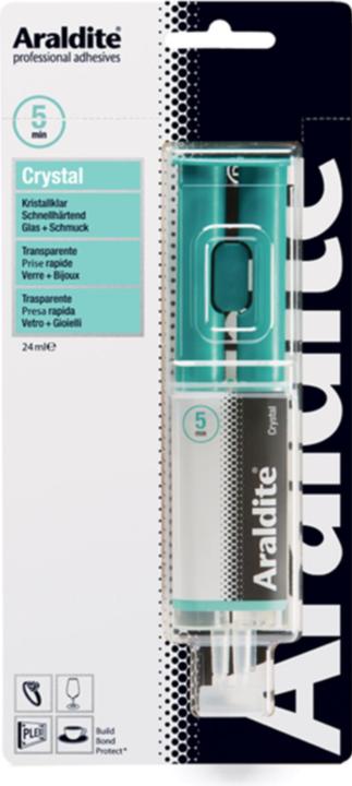 Araldite Crystal Kleber, Spritze (75 g, 24 ml)