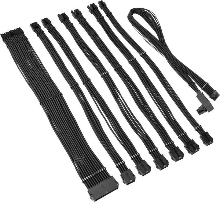 Immagine prodotto Kolink Kit di prolunghe per cavi intrecciati Core Pro 12V-2x6 Tipo 2 - Nero Jet (0.60 m)