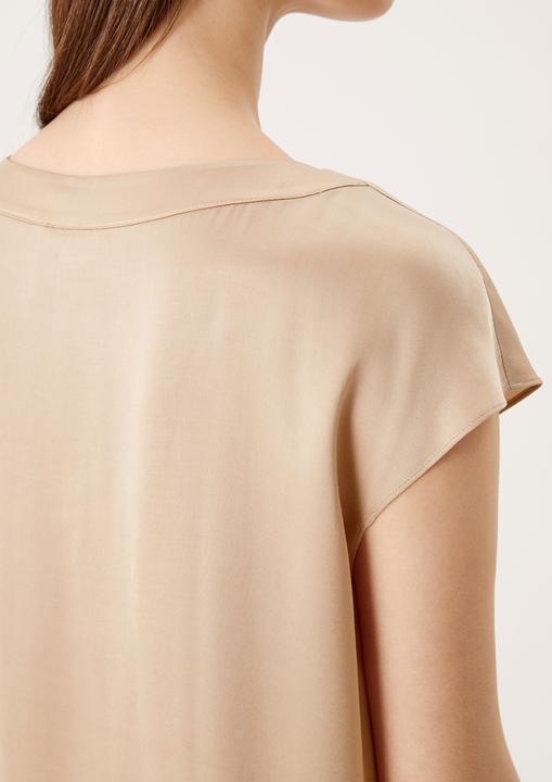 Image du produit s.Oliver Bluse Satinbluse mit Falten (40)