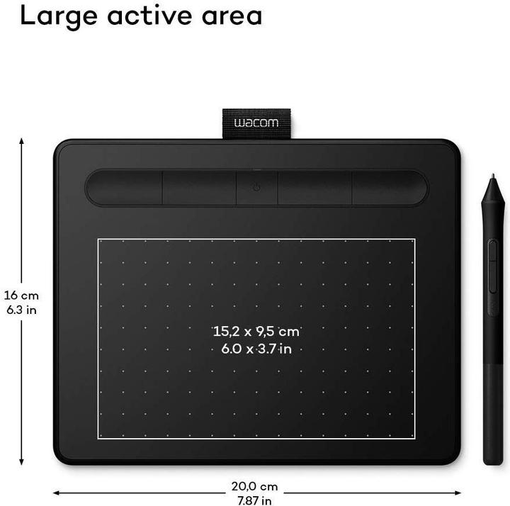 Actual product image Wacom Intuos S BT (7", 2540 lpi)