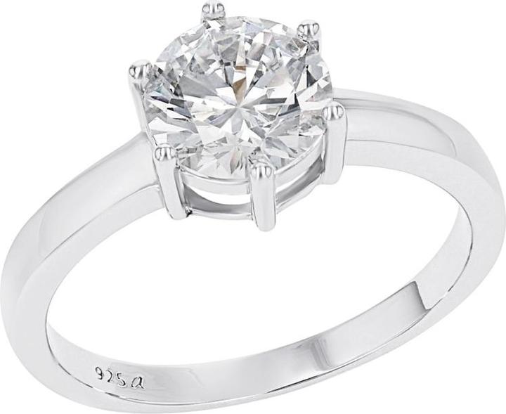 Image du produit Amor Ringe für Damen, 925 Sterling Silber, Zirkonia synth. (54, Argent 925)