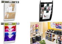 Actual product image Durable Wall Brochure Holder 5f.White/Multicolored (24 x 32 cm)