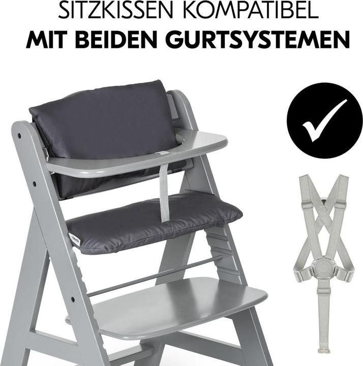 Produktbild Hauck Hochstuhl Alpha Plus - im Sparset inkl. Sitzkissen (Treppenhochstuhl)