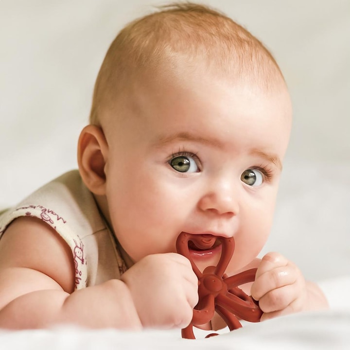 Actual product image Haakaa Silicone Clover Teether - Copper
