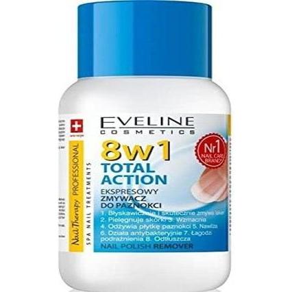 Eveline, Nagellackentferner, Nail Therapy Total Action 8in1 express nail polish remover 150ml