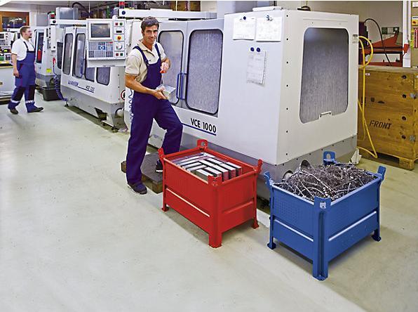 Actual product image Heson-Werk Solid wall stacking container, WxL 800 x 1200 mm