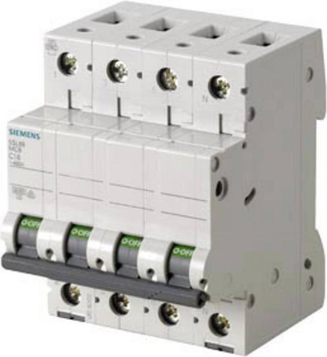 Siemens Stroomonderbreker 5SL6616-7 C16A 3+N-polig 6kA