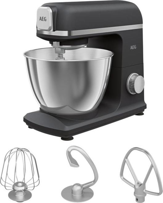 AEG KM5-1-4BPT, 5 l, Zwart, Parel, 1,2 m, Roestvrijstaal, Metaal, 1200 W (1200 W)