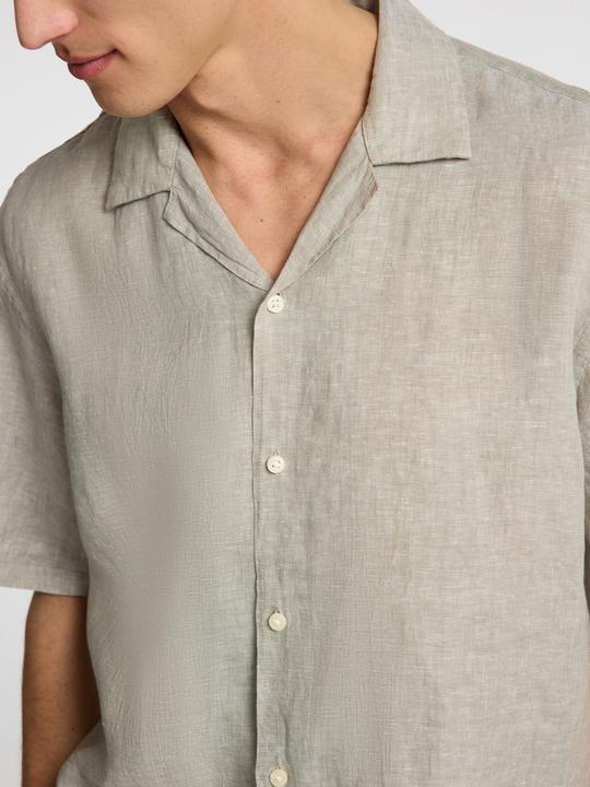 Produktbild Selected Homme 100% Leinen Kurzarmhemd (L)