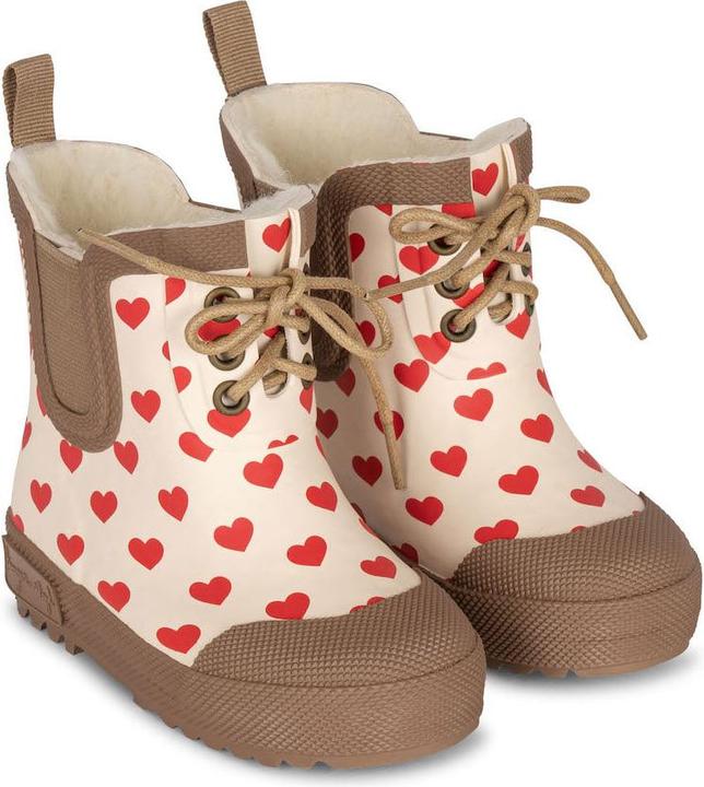 Produktbild Konges Slojd Thermo Rain Boots Coeur Rouge Grösse 23 (23)