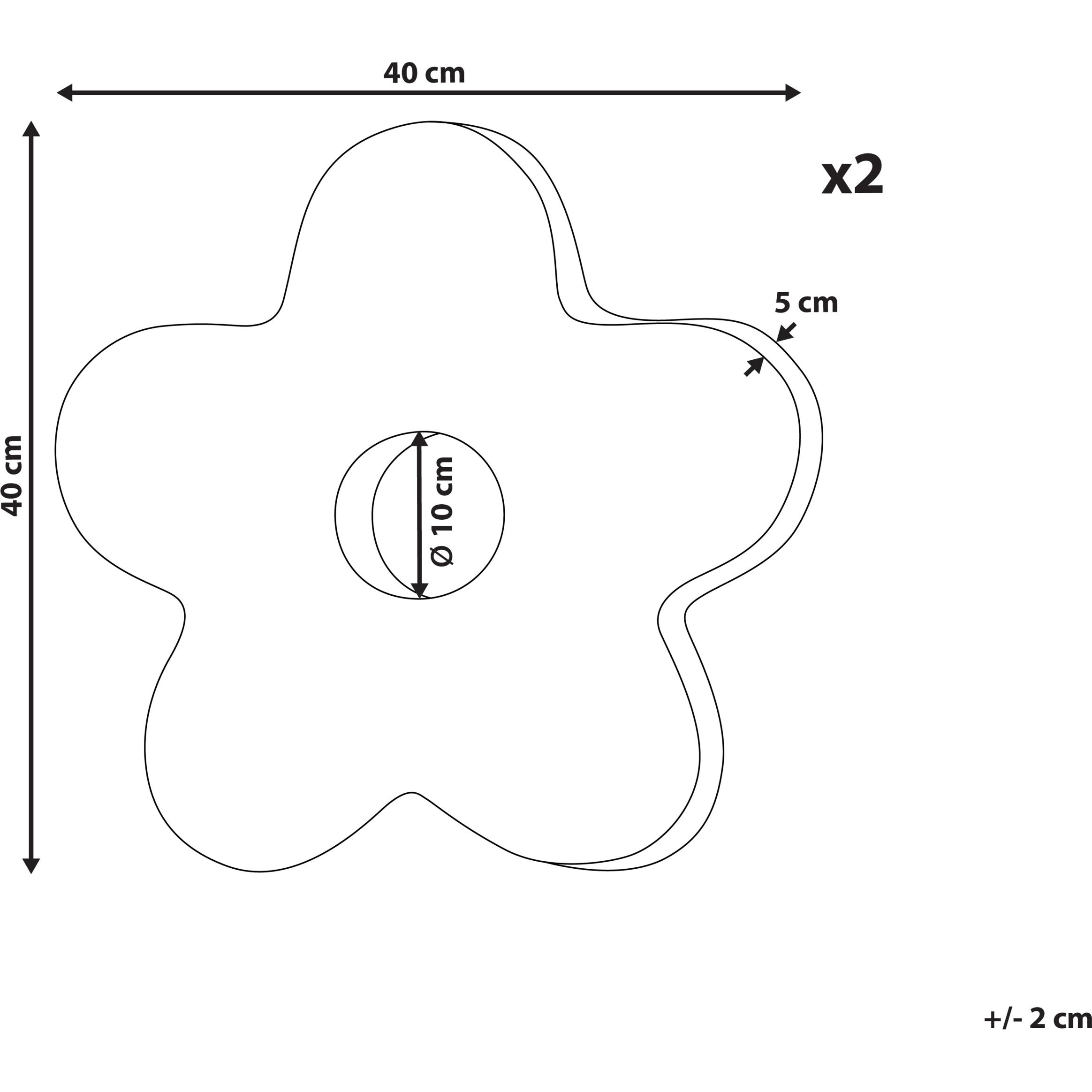 Thumbnail - Beliani, Dekokissen, Camponula (40 x 40 cm)