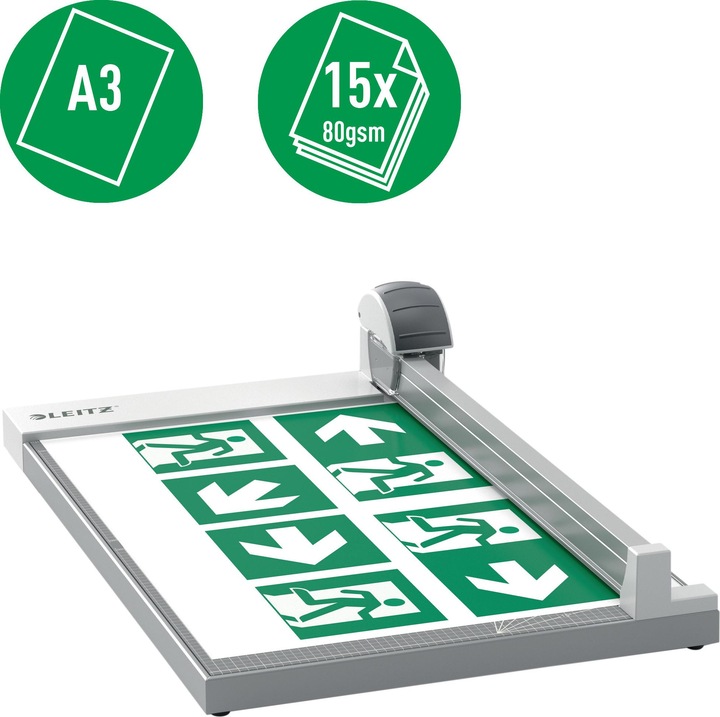 Actual product image Leitz PRECISION OFFICE - Roll cutter (15 Sheets, A3)