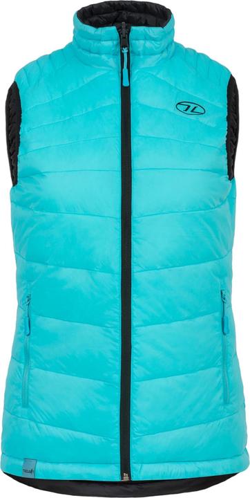 Actual product image Highlander Ladies Reversible Gilet Bk/Turq S (S)