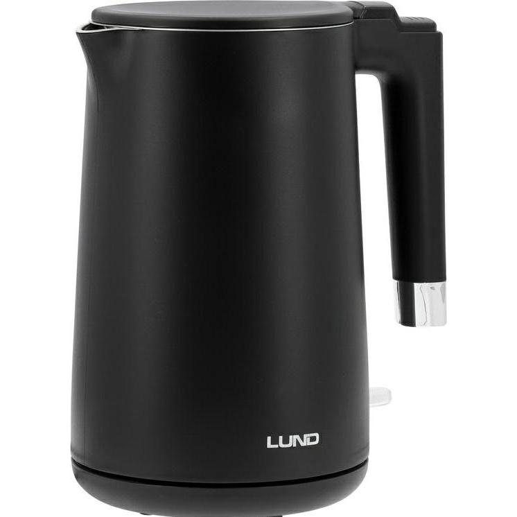 Toya Czajnik Elektr. 1,5l Czarny, Cool Touch, Bollitore, Nero