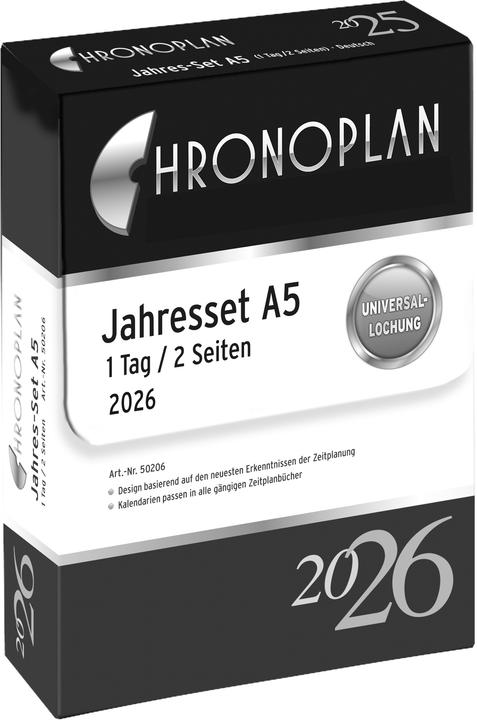 Chronoplan Jahresset (148 x 210 mm, Deutsch)
