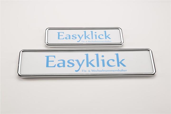 Image du produit Easyklick Cadre de numérotation format long 8x30 + 11x50 Set chromé