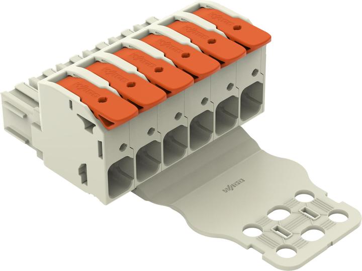 Actual product image Wago 832-1106/334-000 1-wire female connector Lever Strain relief plate 16 mm² R