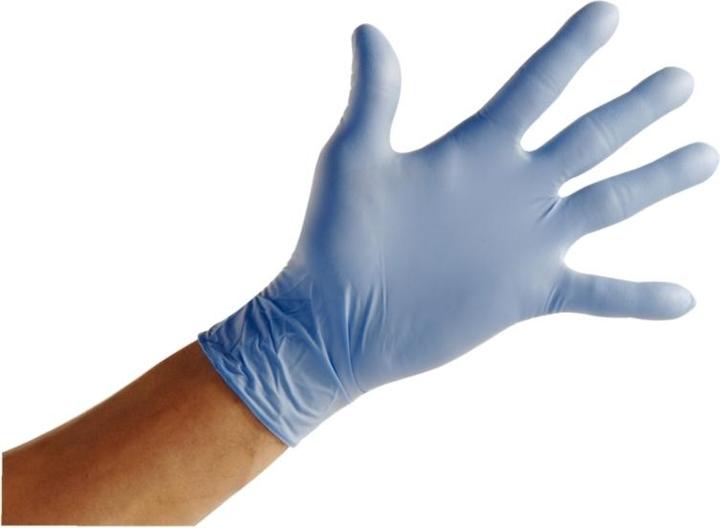 Produktbild Nitrilpulverfreie Handschuhe M - Stk (M)