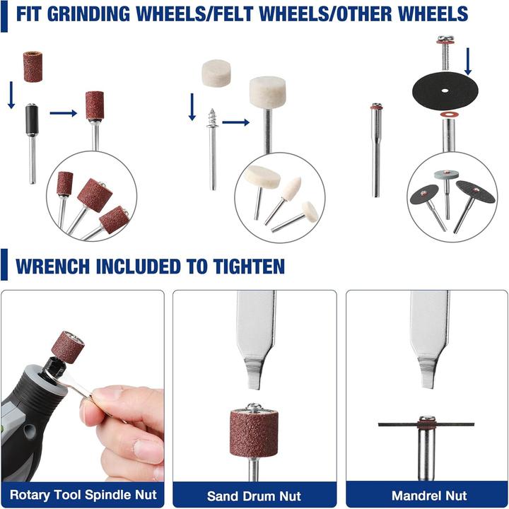 Actual product image Workpro Multifunktionswerkzeug Zubehör Set