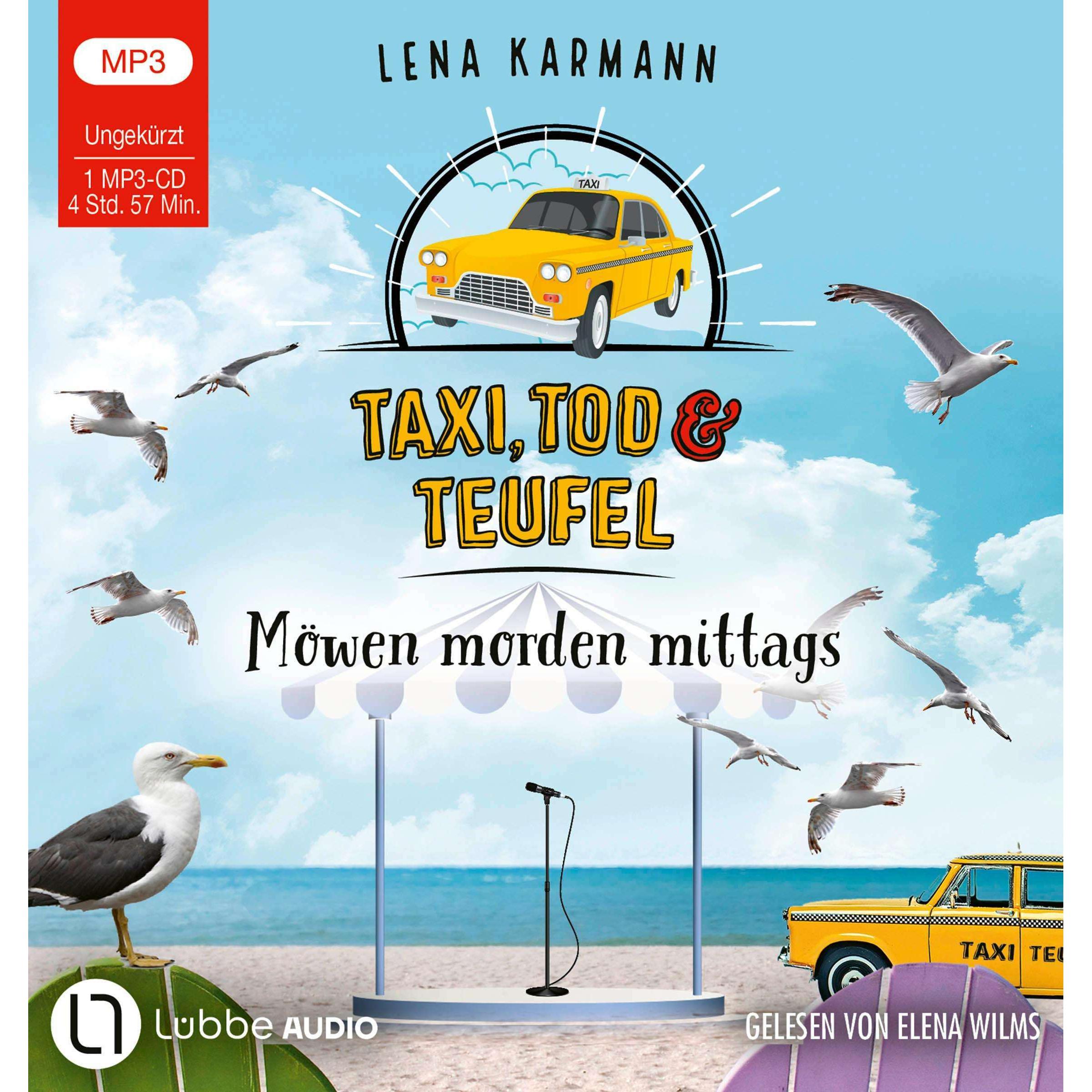Taxi, Tod und Teufel - Möwen morden mittags, Hörbücher von Lena Karmann, Elena Wilms