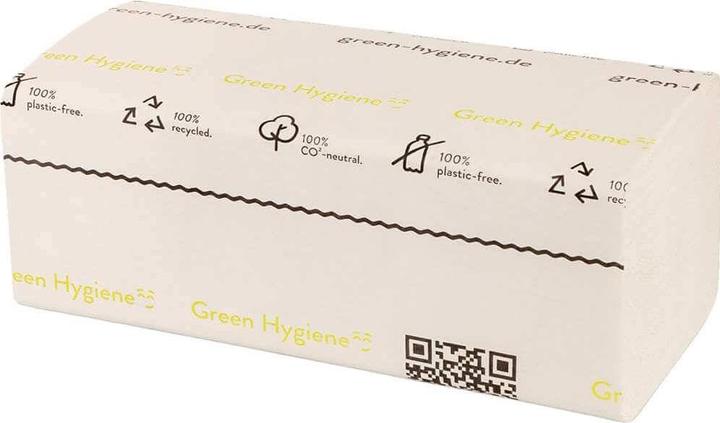 Produktbild Huchtemeier Papier INGEBORG - Falthandtücher, N-Interfalz, 21x24cm, 3000 Blatt - 100% CO2- (1x)