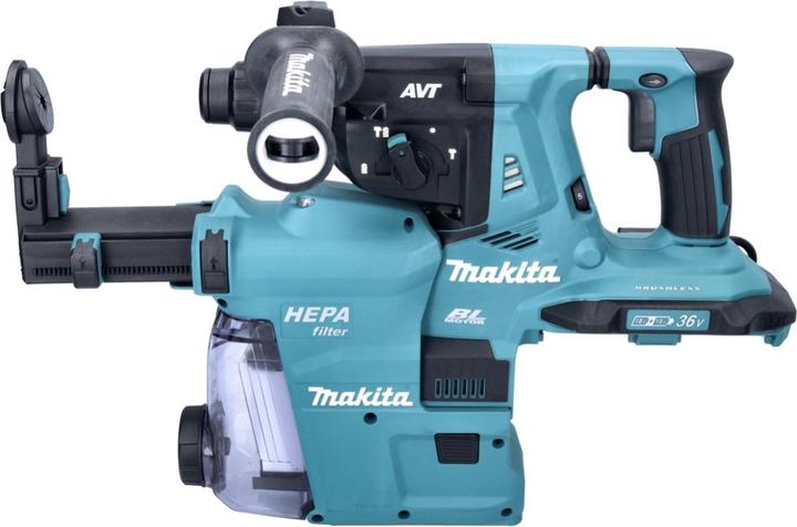 Produktbild Makita DHR280ZWJ Akku-Lochstanze, 2X18 V, SDS-PLUS, 2,8J LED, VAKUUM, Ohne Akkus und Ladegerät!, MAKPACK (Akkubetrieb)