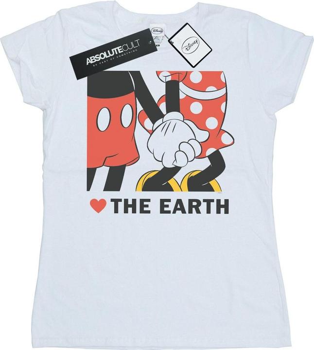 Immagine prodotto Disney Mickey Mouse Heart The Earth Maglietta Donna (XL)