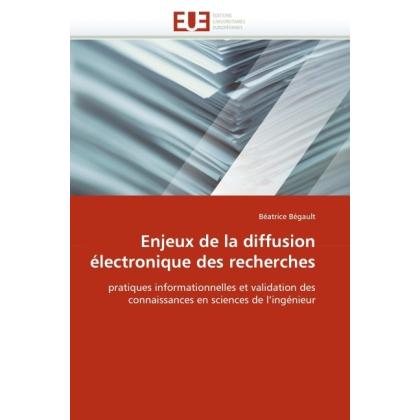 Enjeux de la diffusion électronique des recherches, Fachbücher