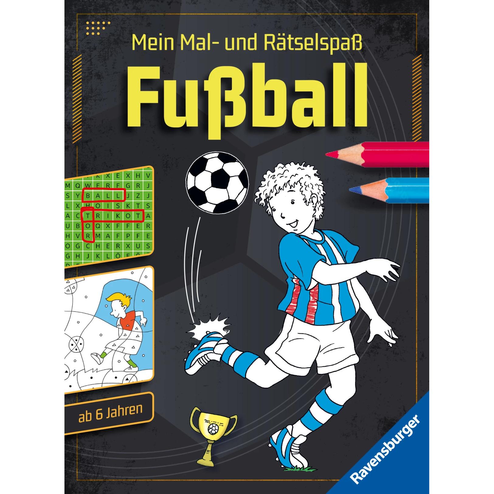 Ravensburger Mein Mal- und Rätselspass: Fussball