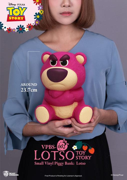 Actual product image Beast Kingdom Toy Story Piggy Vinyl Bank Lotso 24 cm