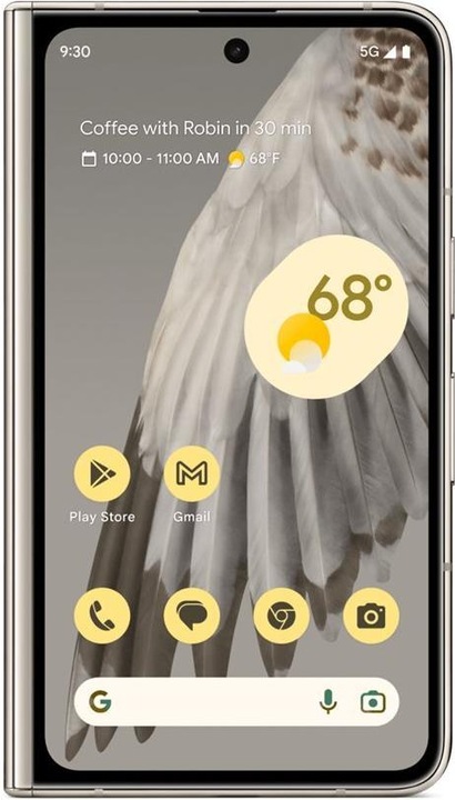 Produktbild Google Pixel Fold (256 GB, Obsidian, 7.60", SIM + eSIM, 48 Mpx, 5G)
