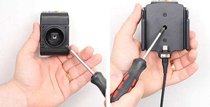 Actual product image Brodit 727376 iPhone 15 & 15Pro holder