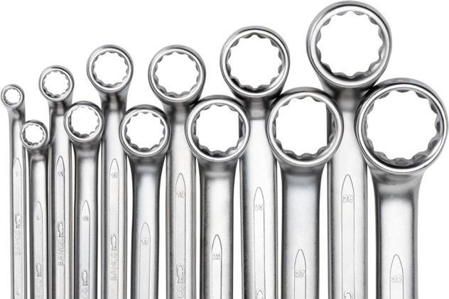 Actual product image Bahco Double ring spanner set, deep offset, 12-edge, metric, 12 pcs (32 mm)