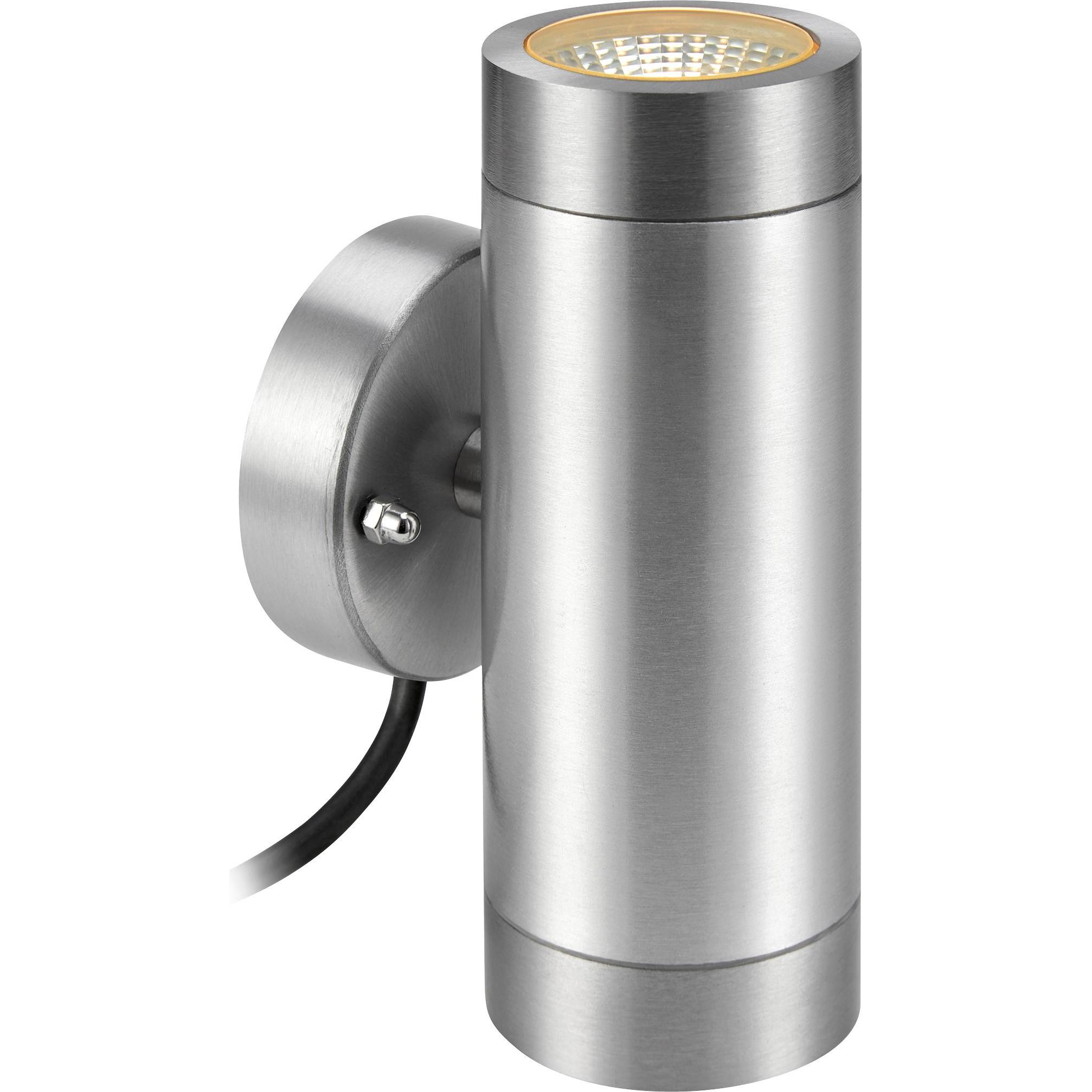 Markslöjd, Illuminazione esterna, GARDEN 24 Cylinder Wall 2L Aluminium