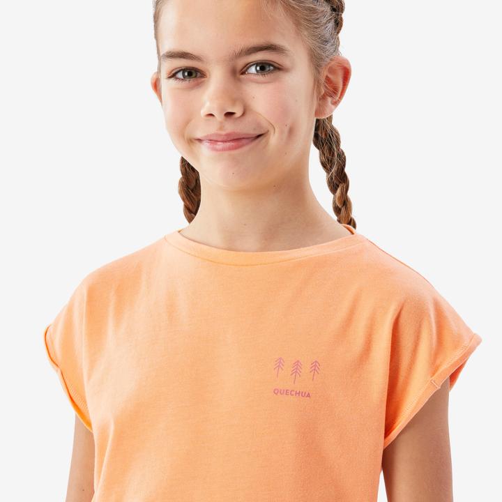 Produktbild Quechua T-Shirt Kinder Grösse 122–170 Wandern - NH100 orange (122, 128, 134, 140, 146, 152, 158, 164, 170)