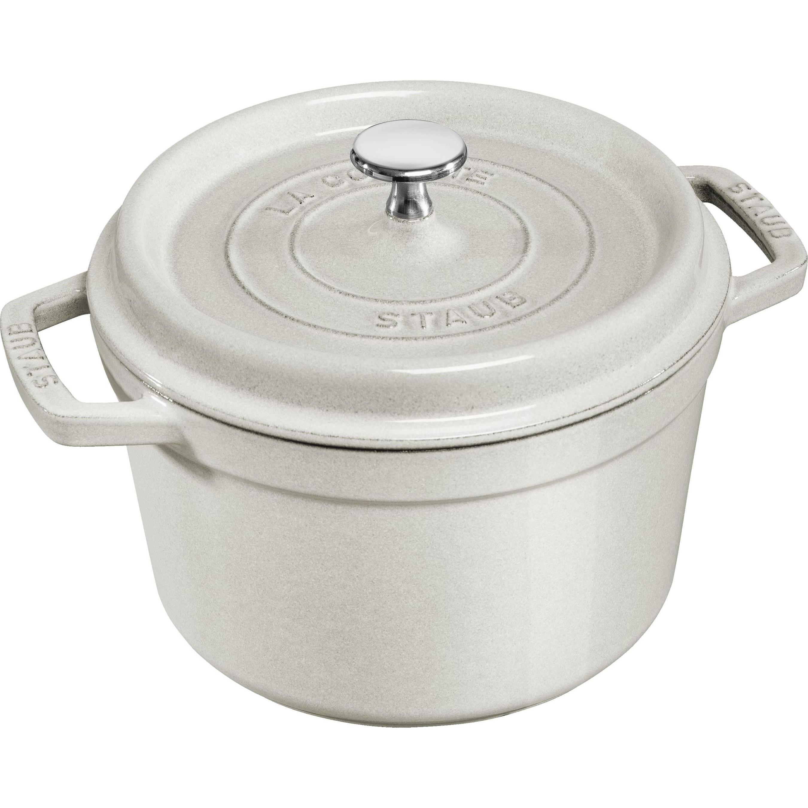 Zwilling Specialità Cocotte, 24 cm Tartufo bianco ru, Padella + Pentola, Bianco