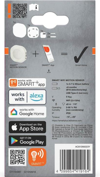 Produktbild Osram SMART+ WIFI MOTION SENSOR White (5 m)