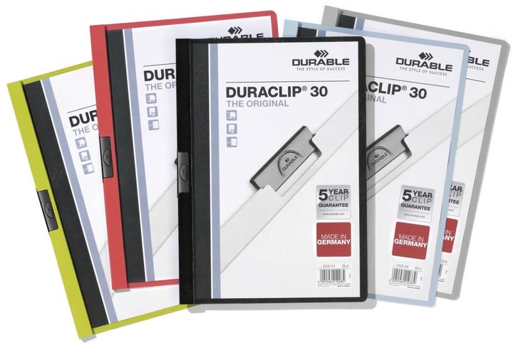 Image du produit Durable 25 Chemises à clip DURACLIP coloris assortis (A4, 25x)