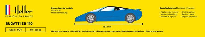 Nutritional values and ingredients Heller Starter Kit Bugatti Eb 110