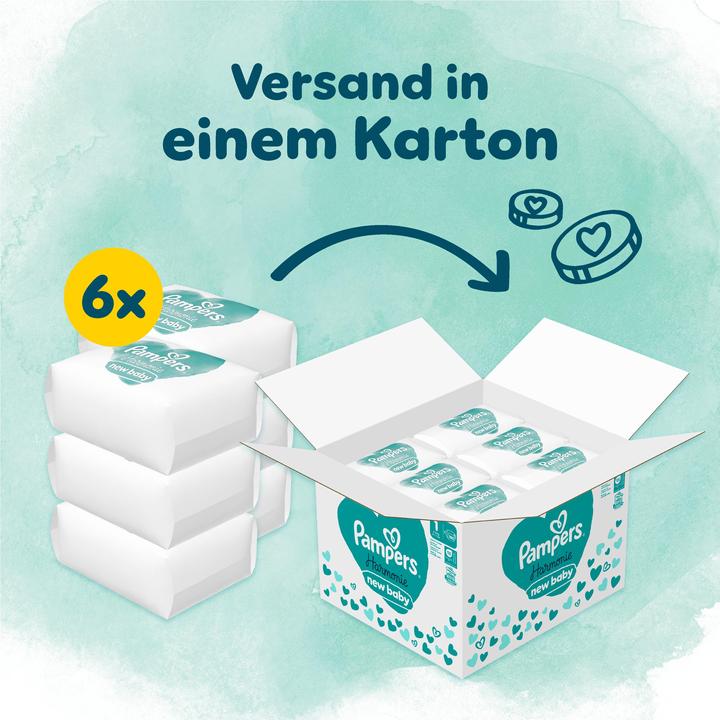 Actual product image Pampers Harmonie (Size 1, Monthly box, 180 Piece)