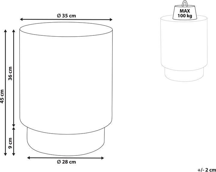 Image du produit Beliani Biccari
