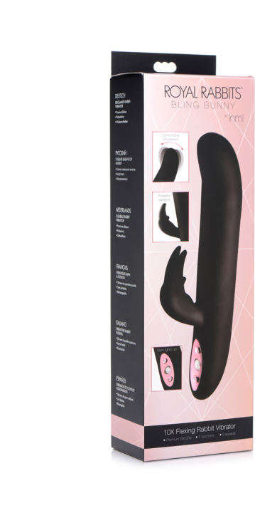 Immagine prodotto Shots Royal Rabbits Bling Bunny 10X Flexing Rabbit Vibrator