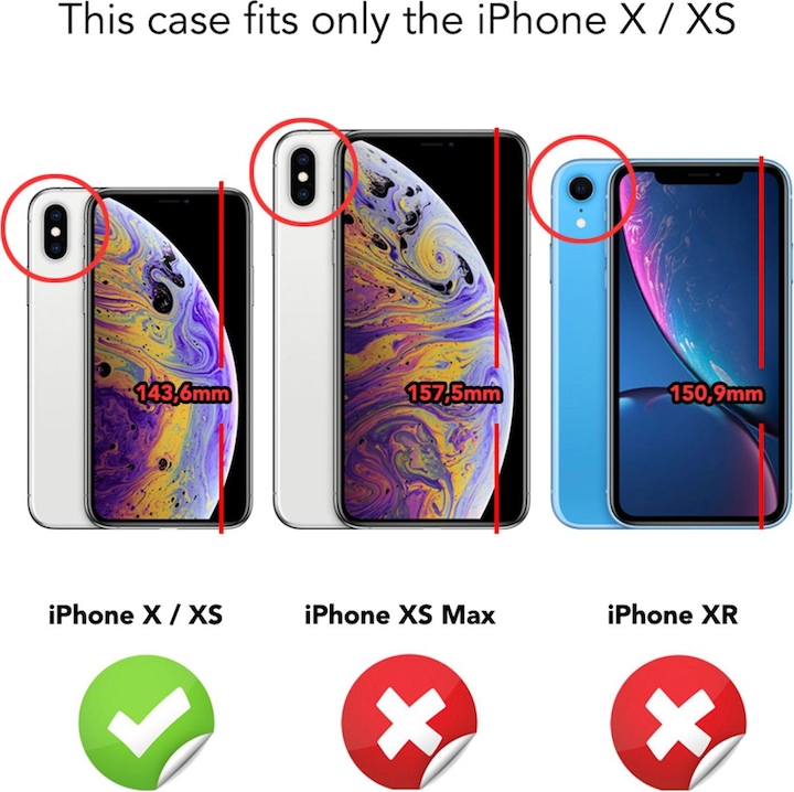 Image du produit Nalia Coque Samsung Galaxy A32 5G (Apple iPhone X)