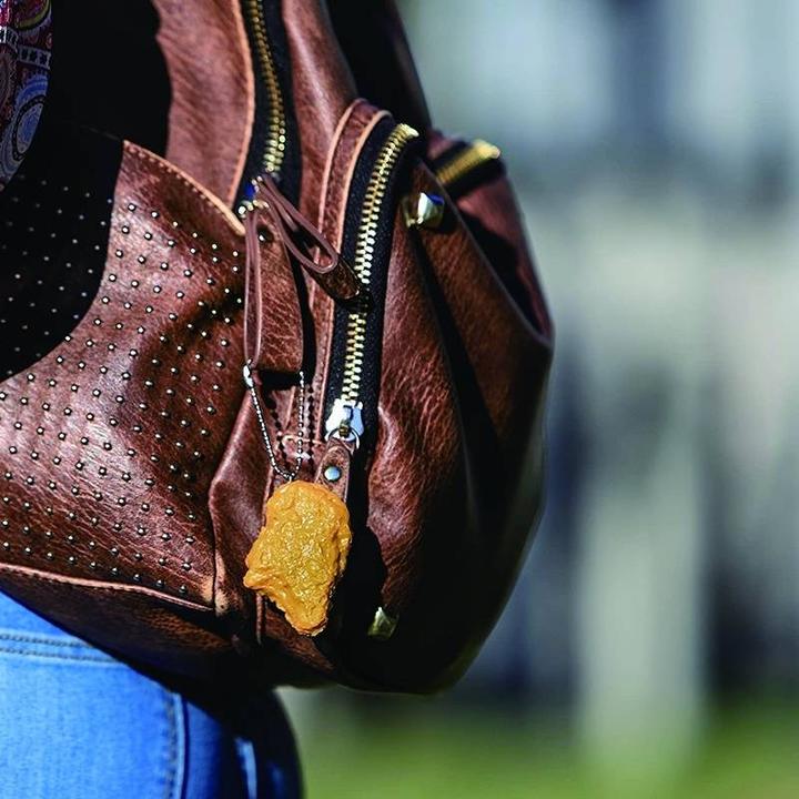 Actual product image PhoneLook Ultra realistic decorative fun chicken nugget for key ring