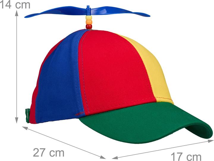 Image du produit Relaxdays 2x chapeau hélico